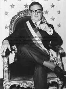 Retrato oficial del Presidente Salvador Allende