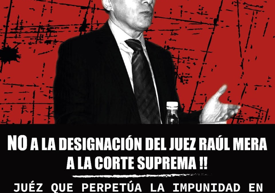 El necesario cuestionamiento público al juez Raúl Mera