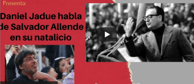 Jadue: “Aquí estamos para continuar el legado de Allende, del que me siento depositario”