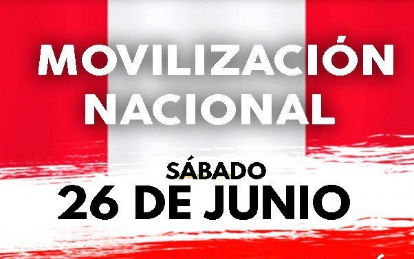 Perú: Sábado 26 de junio. ¡Si no hay proclamación, PARO NACIONAL!