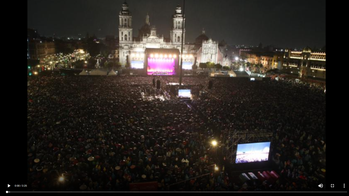 Silvio Rodríguez en concierto en México, dedica «El Necio» al Presidente López Obrador