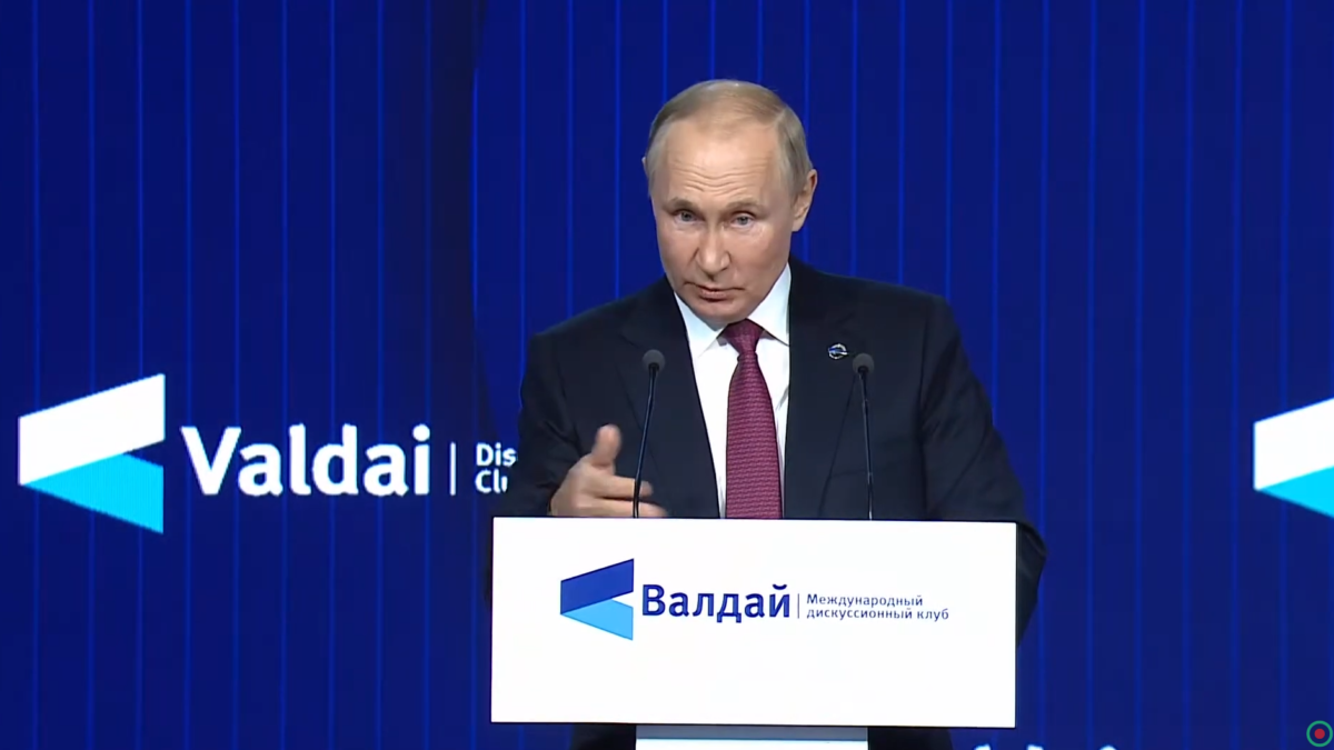 Discurso de Vladimir Putin en el Foro Valdai el 27 de octubre de 2022