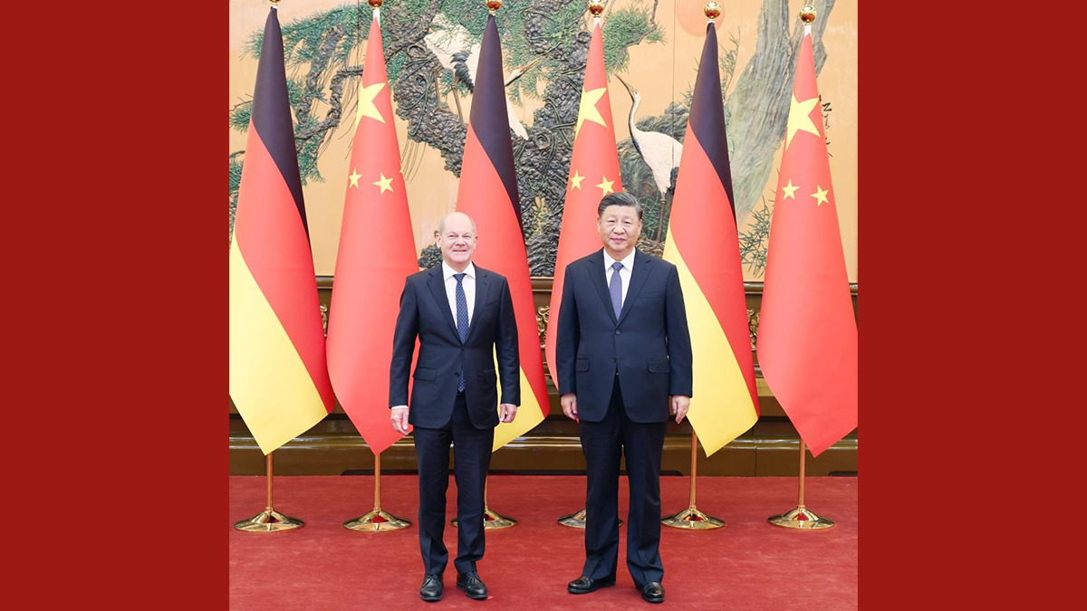 Editorial del Global Times (PC China): «La visita de Scholz a China tiene algo más que un significado simbólico «