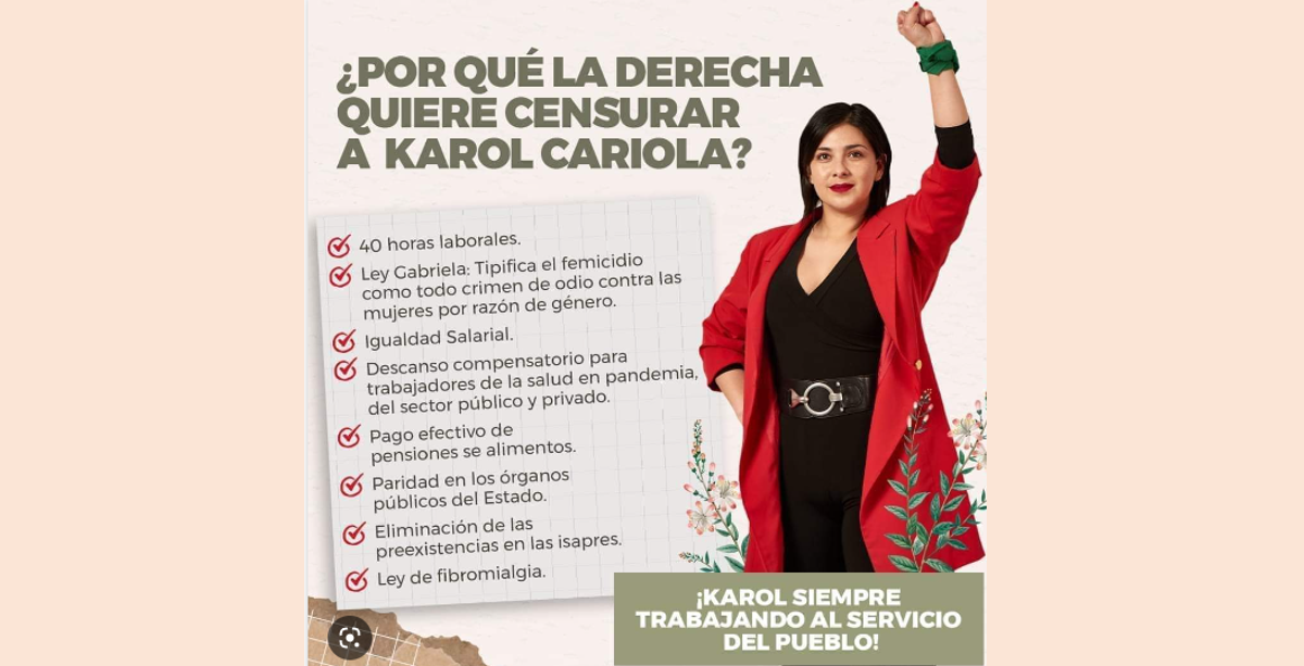 Carta abierta a Karol Cariola