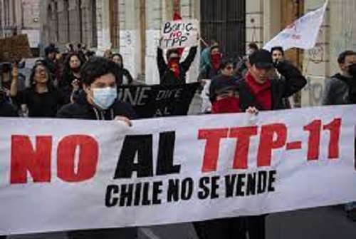 Oficio de la Contraloría a la Ministra de RR.EE. sobre solicitud de no tomar razón del TPP