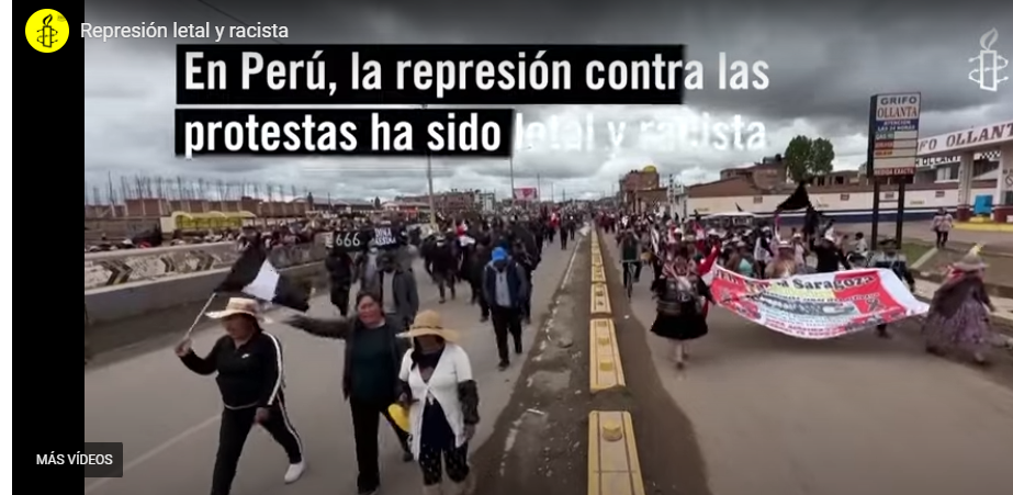 Perú: La represión letal del estado es una muestra más del desprecio hacia la población indígena y campesina