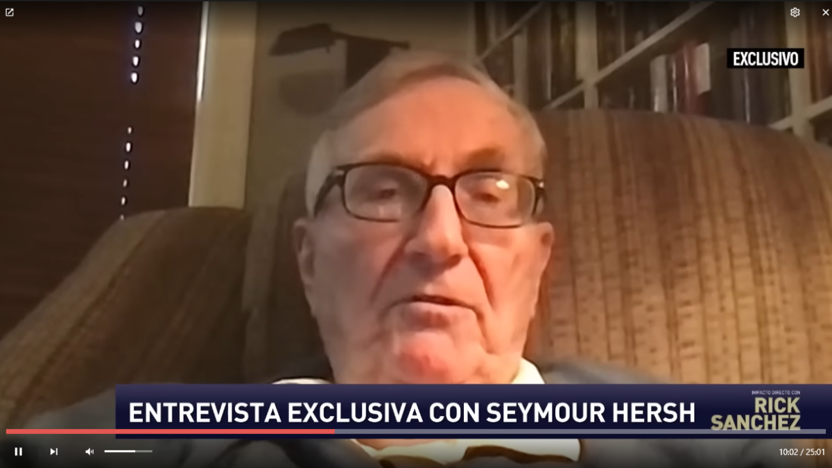 Hersh explica por qué son una farsa los reportes de que un grupo proucraniano voló los Nord Stream