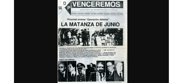 La Memoria Histórica es un espacio para reconocer a quienes lucharon en contra de la dictadura