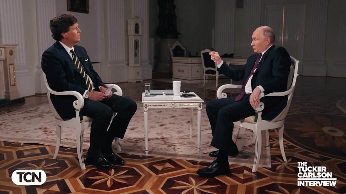 Tucker Carlson entrevista a Vladimir Putin. Video completo y comentarios