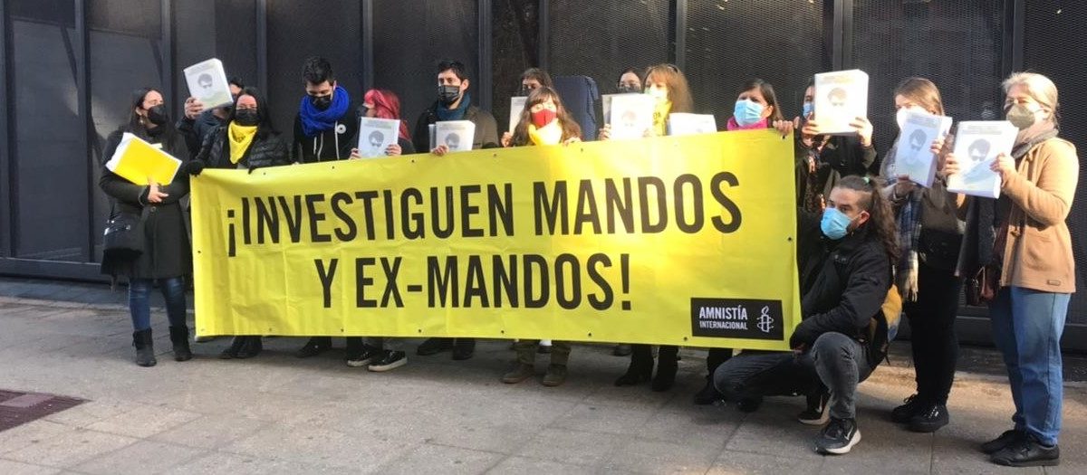 Amnistía Internacional envía carta al Fiscal Nacional Ángel Valencia respecto al aplazamiento de audiencia de formalización contra mandos de carabineros