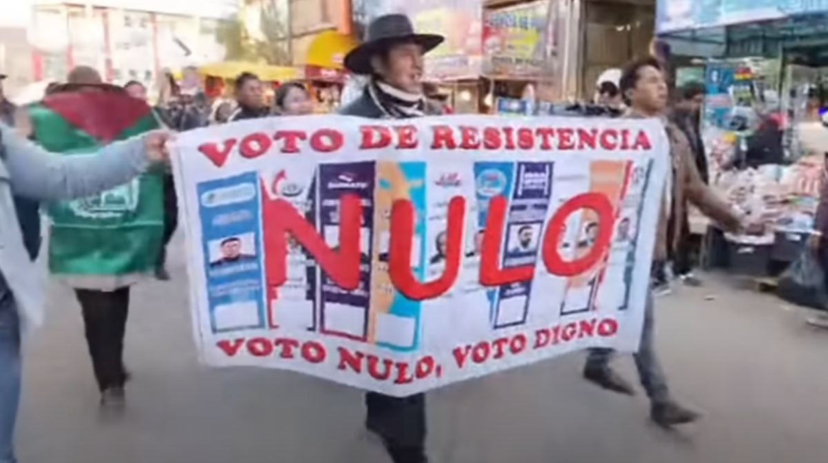 Bolivia, elecciones que impidieron candidatura de Evo: Encuestas muestran que votos nulos, blancos e indecisos llegan ya al 30%
